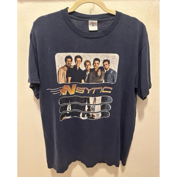 Other - NSYNC VTG Y2K RARE❗️T Shirt Boy Band Tee Blue 2000s 90s Vintage Boy Band